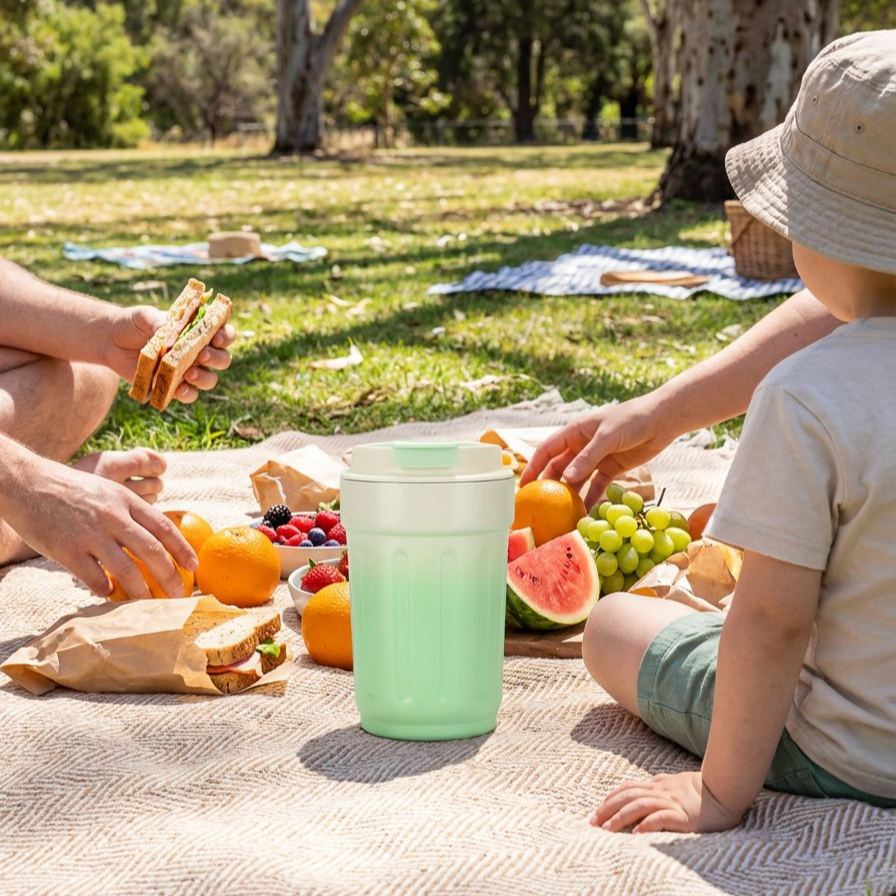 カップの蓋と飲み口のアップ画像