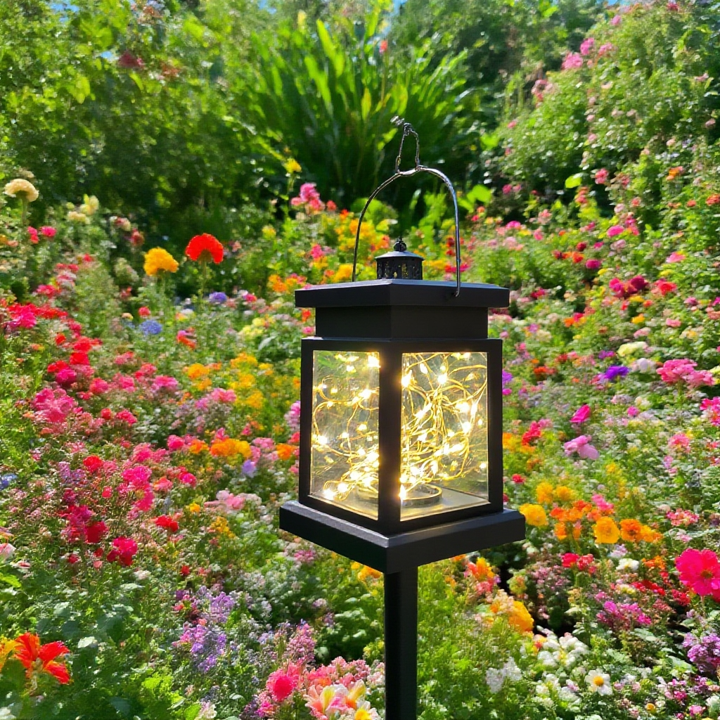 캠핑장용 태양광 램프