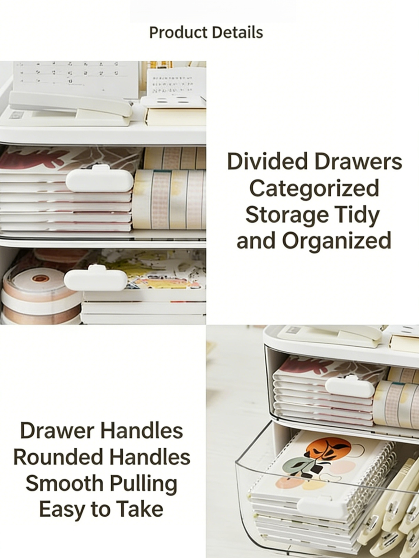 Multifunctional desktop organizer and storage box