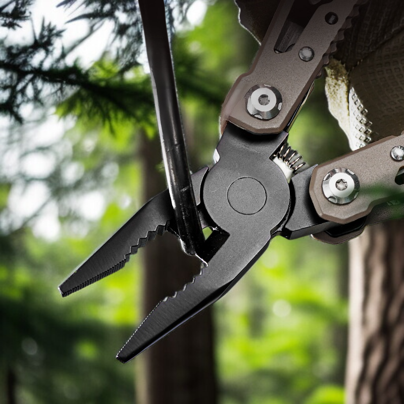 아웃도어 휴대용 접이식 다용도 공구집게 접이식 스테인리스 접이식 휴대용 콤비네이션 비트