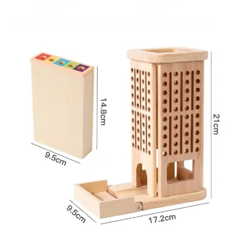 Parent-Child Interactive Color Recognition Balance Board Game