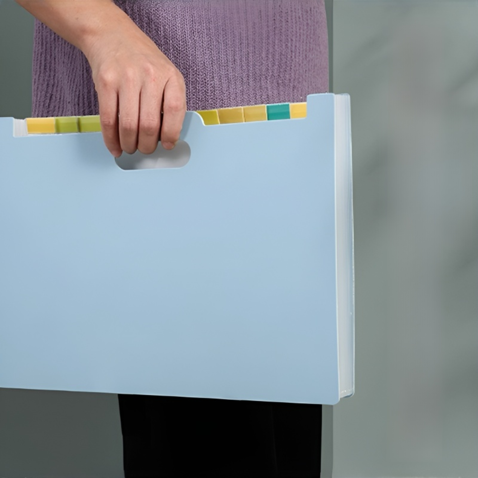A4 Accordion Handheld Multi-layer Document Folder