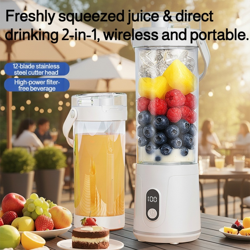 Usb Rechargeable Juicing Cup Home Portable Small Cordless Juicer