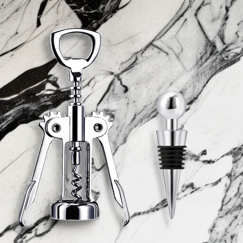 ギフト包装されたステンレスワインオープナー