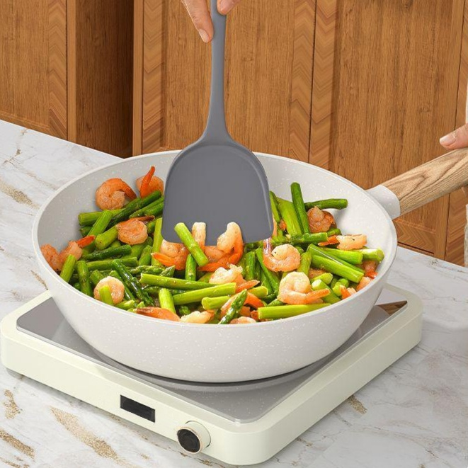  Food-Grade Silicone Turner Set, Non-Stick Pan Safe, Heat Resistant, Home Cooking Utensils