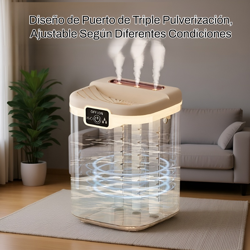 Gran humidificador doméstico de tres boquillas