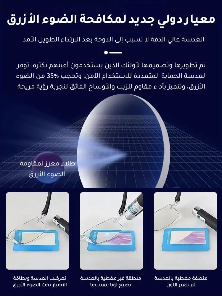 نظارة قراءة محمولة ألمانية بستايل عصري تجاري 