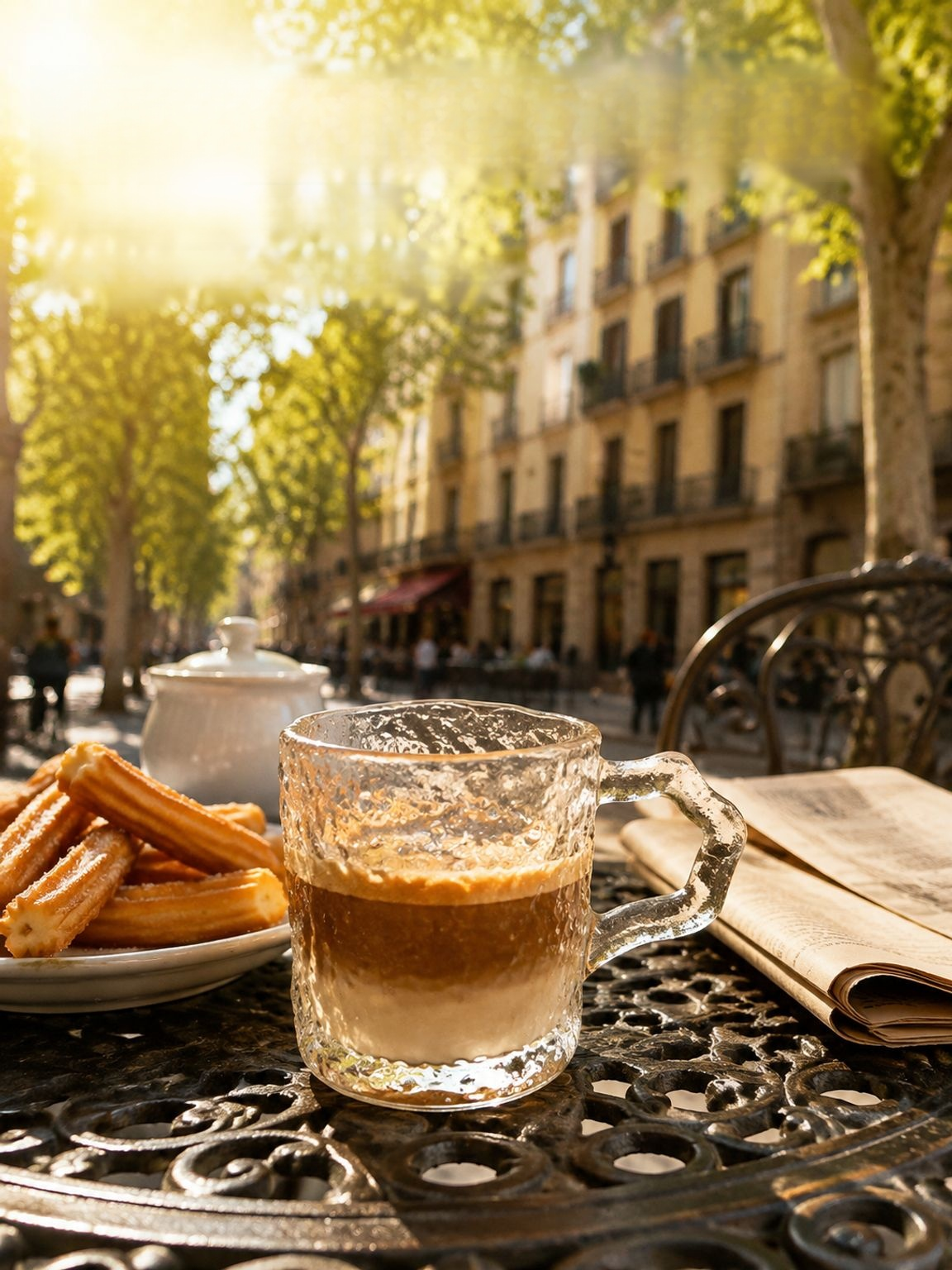 Taza transparente de estilo moderno para decoración de mesa