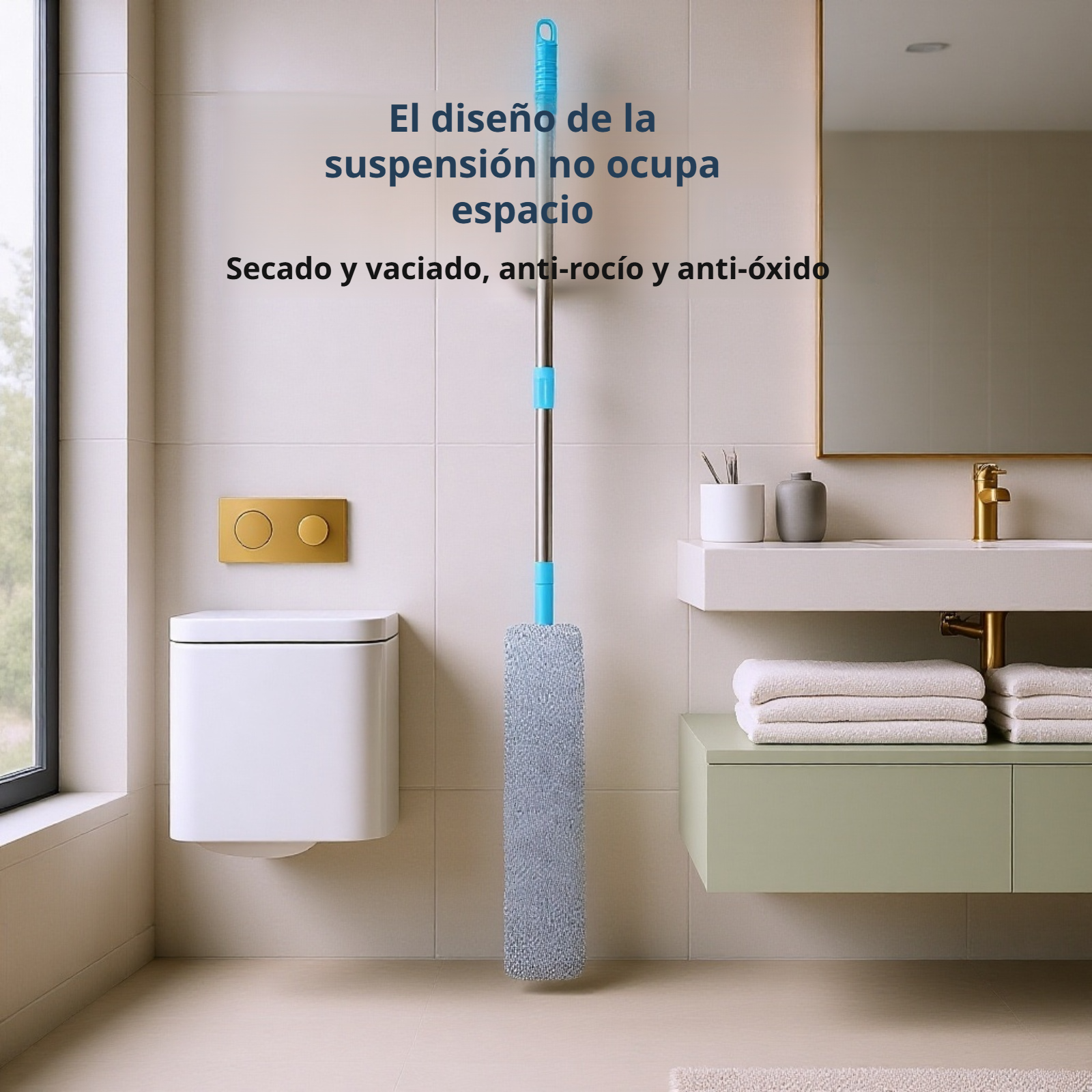 Cepillo especial para polvo en espacios estrechos