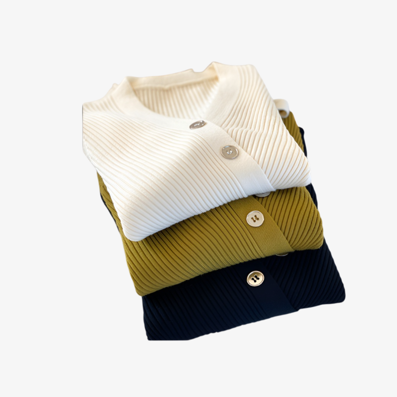 여성 브이넥 소프트 가을겨울 슬림핏 니트 탑