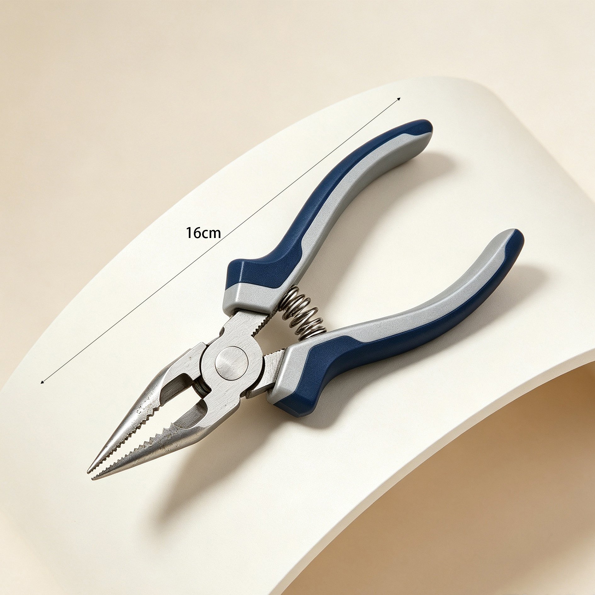 Precision tip of needle-nose pliers for detailed work