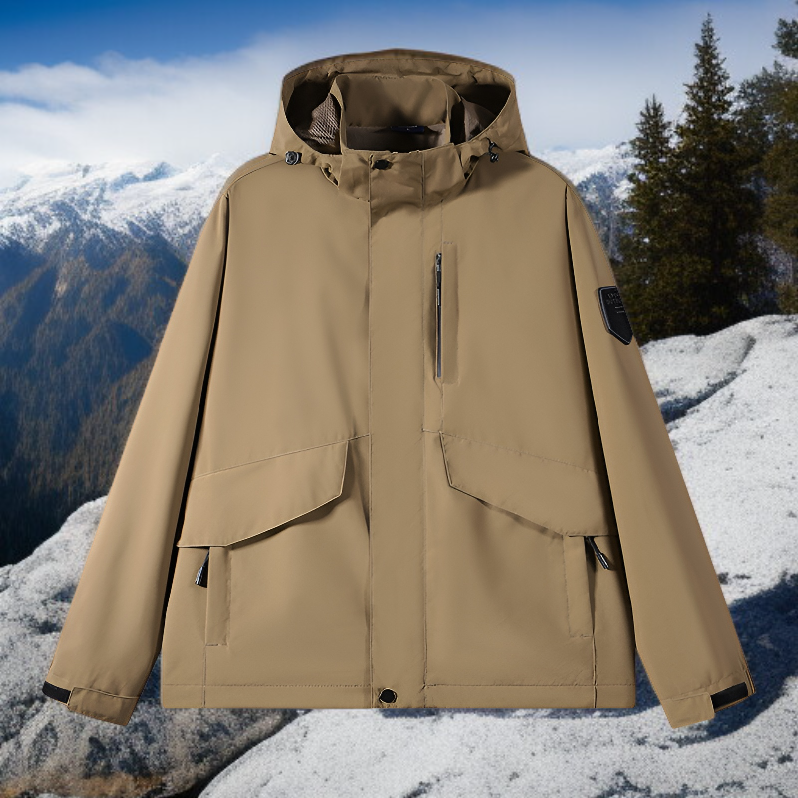 春秋新作 メンズアウトドアジャケット 工装風 防風防寒 冬用カジュアルジャンパー