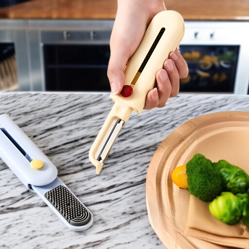 가정용 휴대용 필러 2인 1 다기능 신축성 과일 필러