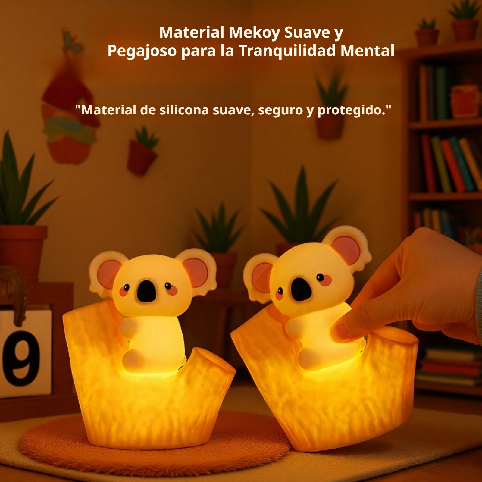 Luz nocturna Koala con diseño adorable y suave