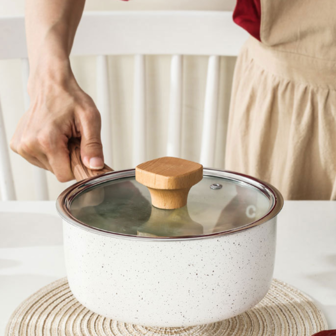 Multi-purpose pan for frying, soaking, and boiling milk