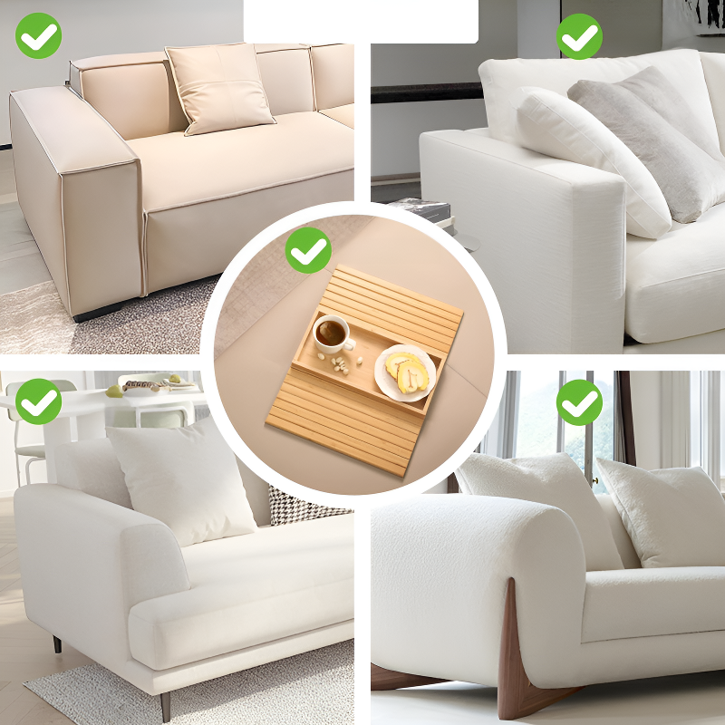 ถาดไม้ไผ่แบบพับได้ ถาดอาหารและผลไม้สารพัดประโยชน์