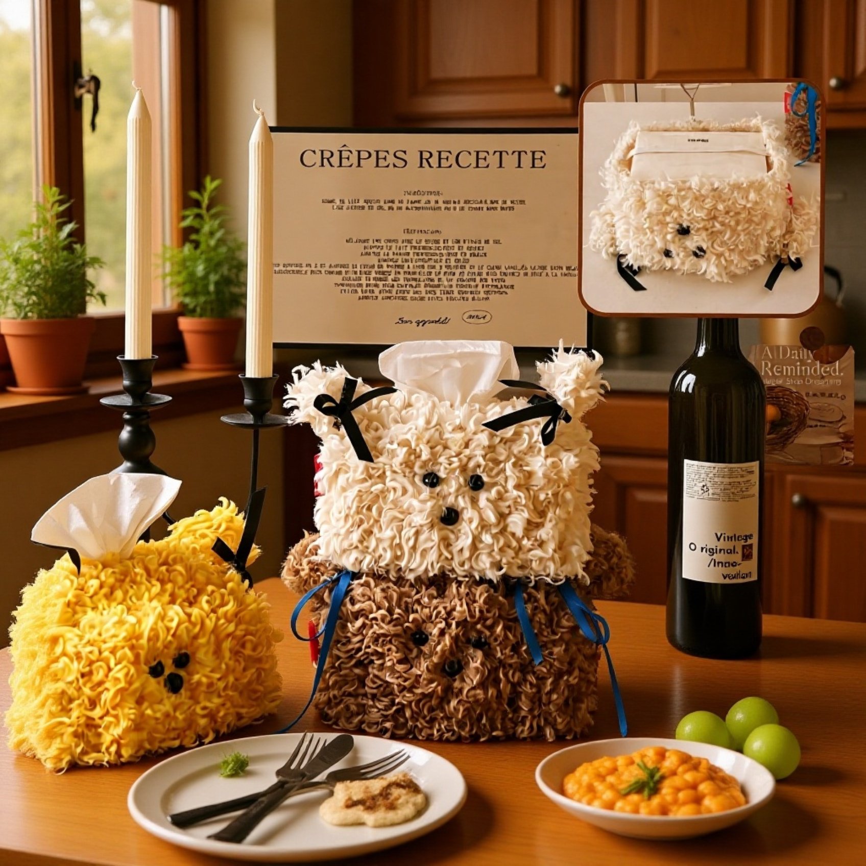 귀여운 강아지 모양의 부드러운 티슈 케이스