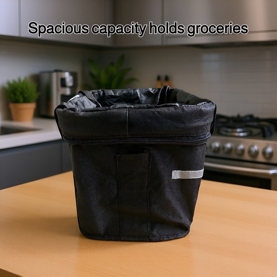 Folding bike basket