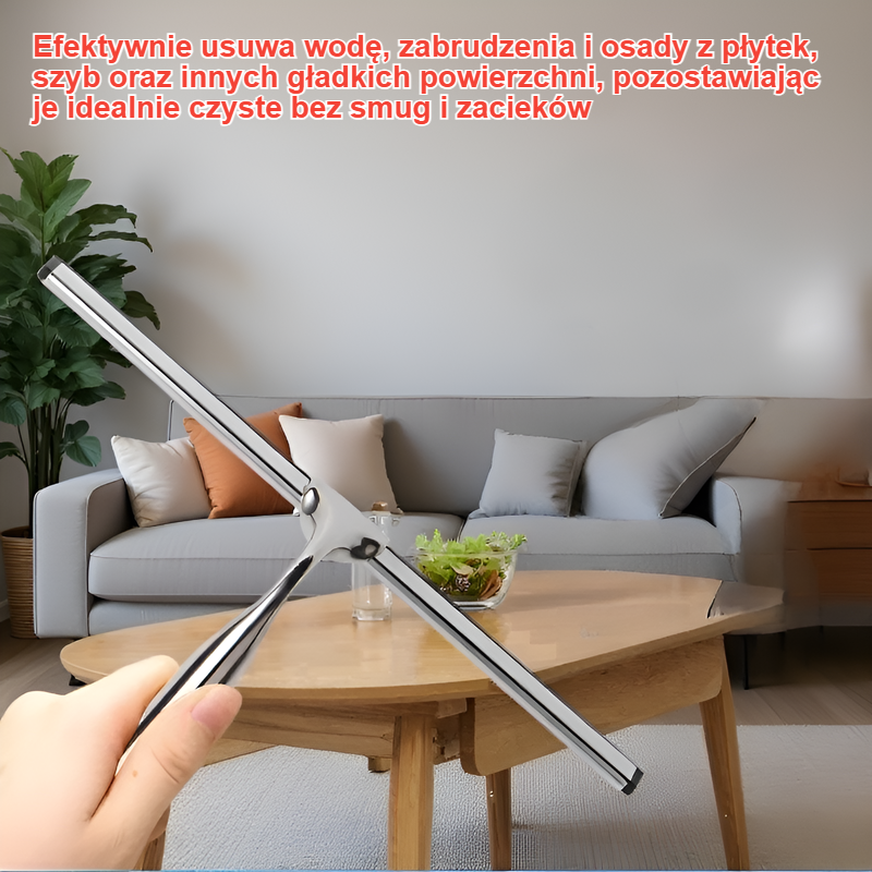 Uniwersalny ściągacz do wody ze stali nierdzewnej, narzędzie do czyszczenia łazienki, płytek i szyb