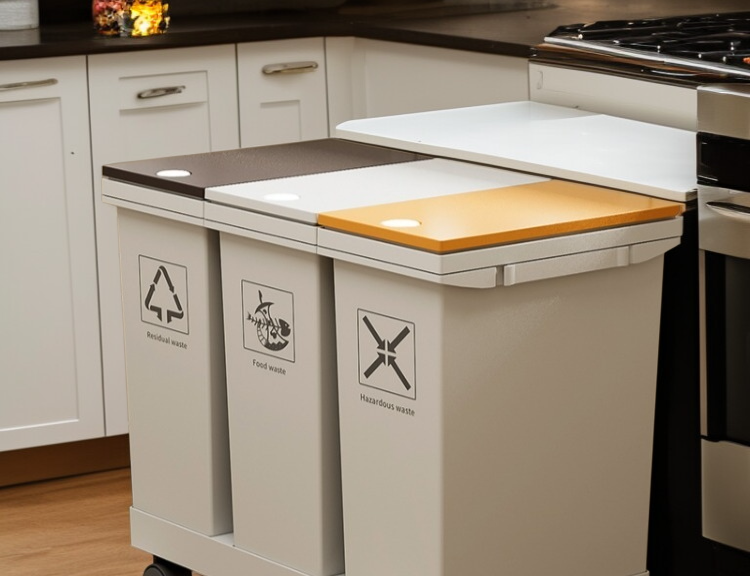 분리수거 가능한 친환경 휴지통