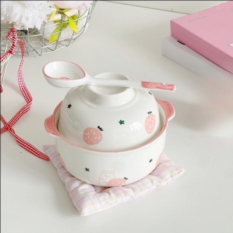 Tazón de sopa de dos orejas