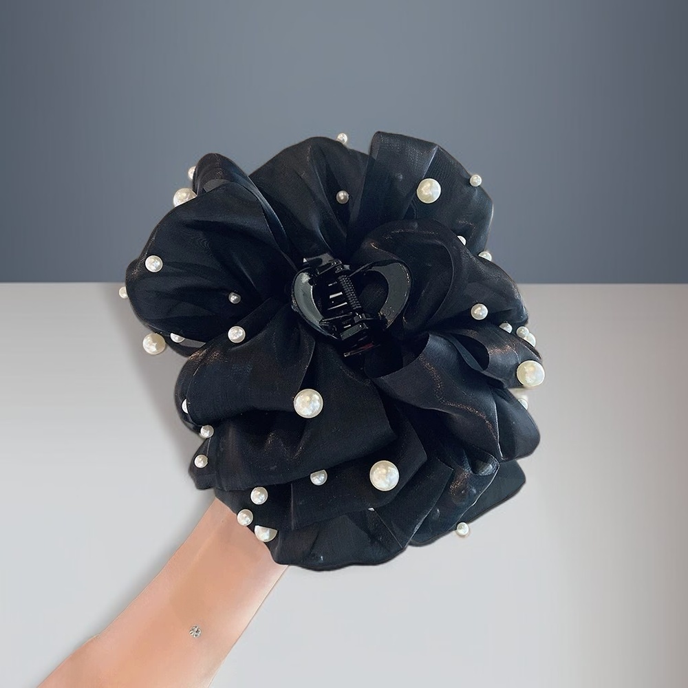 泡泡網紗珍珠鯊魚夾