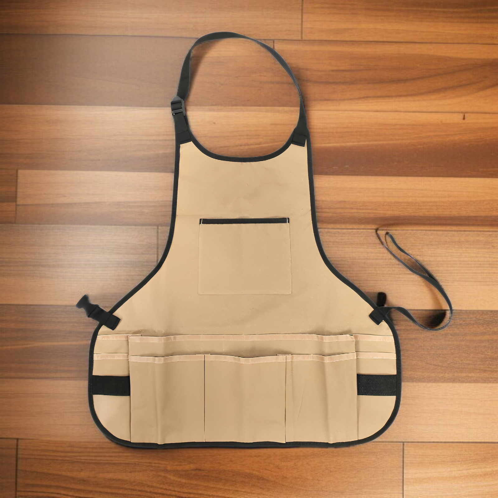 ガーデンツールエプロン 大容量 ガーデニング 収穫用エプロン マルチポケット 自動車修理 マスター作業服