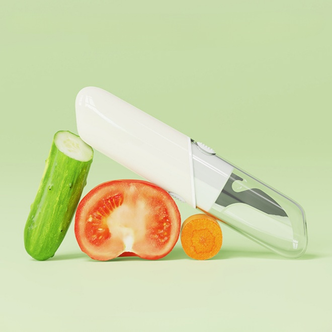 Faltbares 5-in-1 Multifunktions-Frucht- und Gemüseschäler