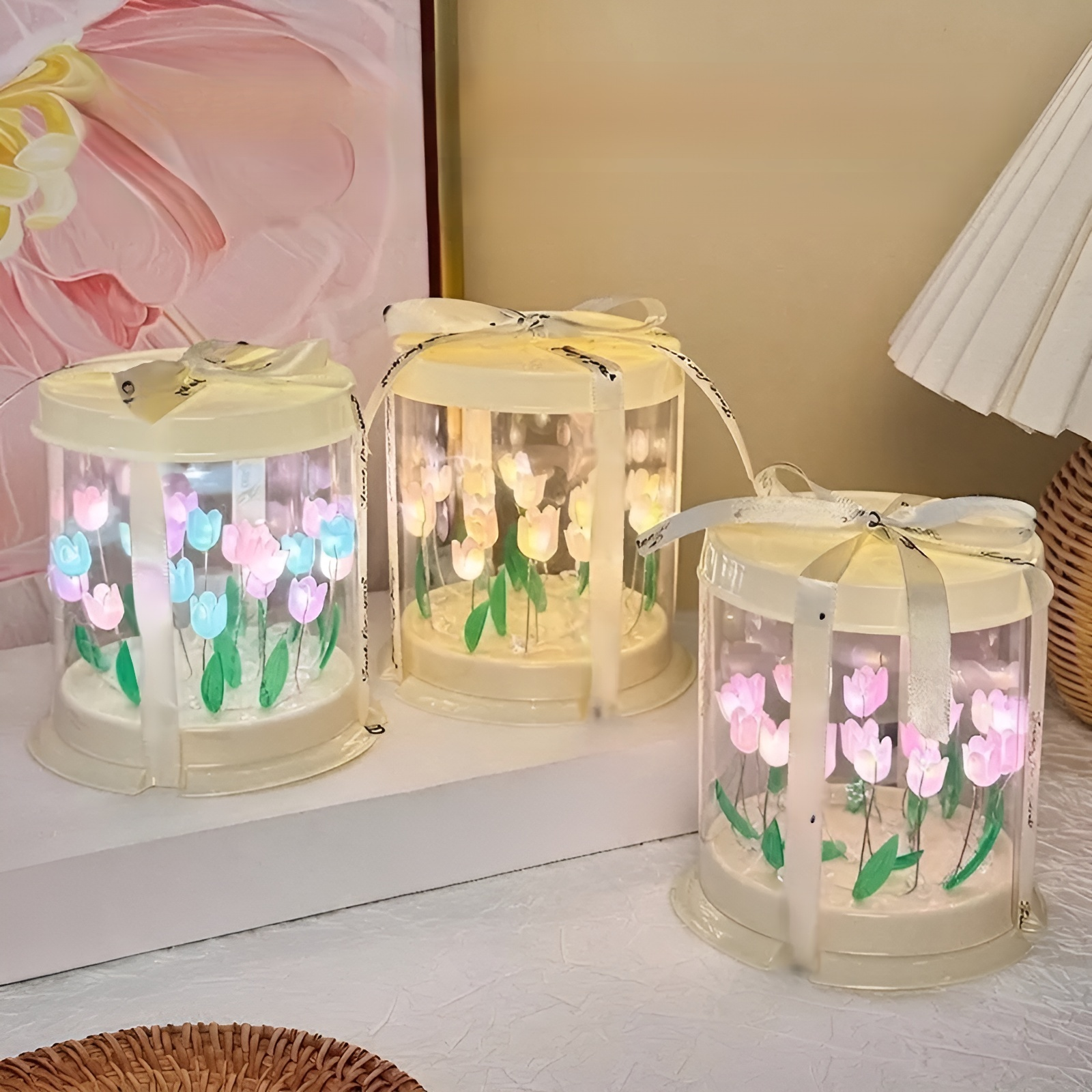 Tulip Motif Night Light