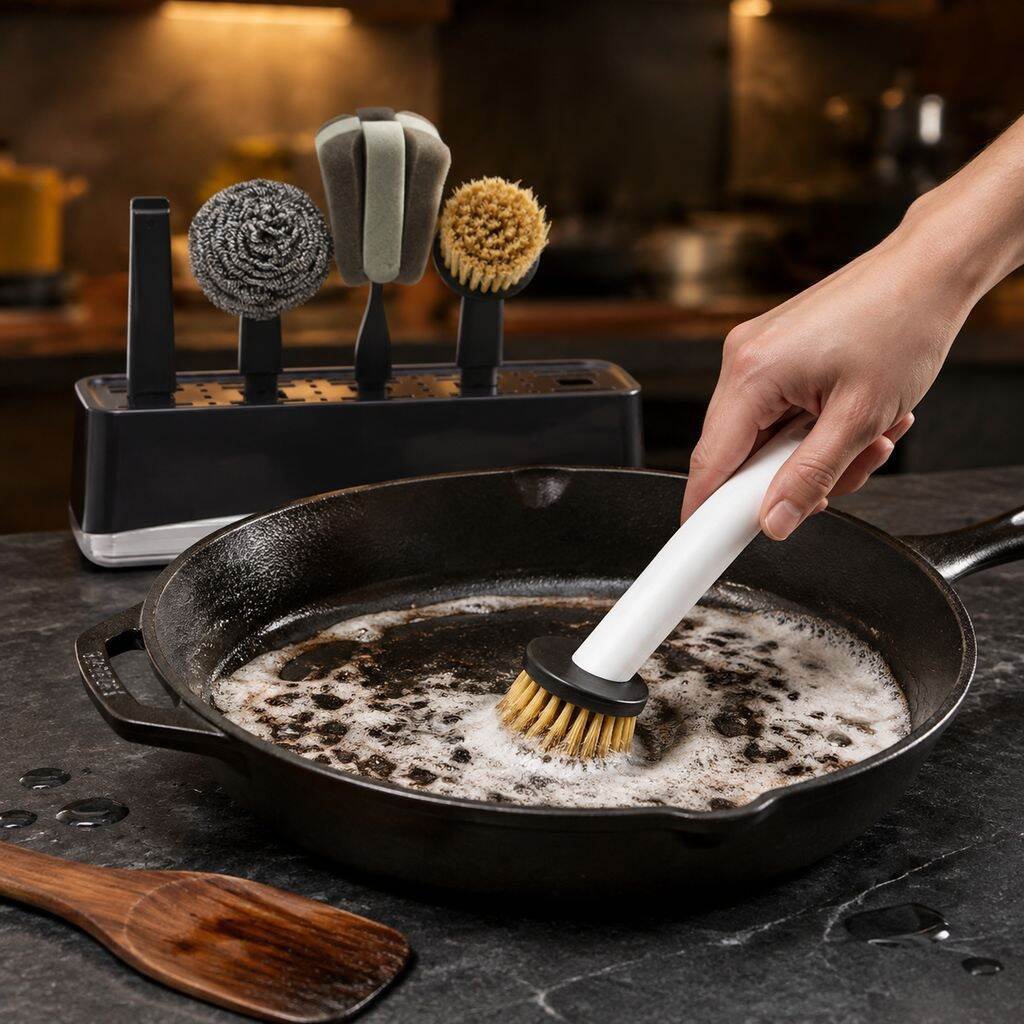 Household Multifunctional Pot & Cup Cleaning Brush Set