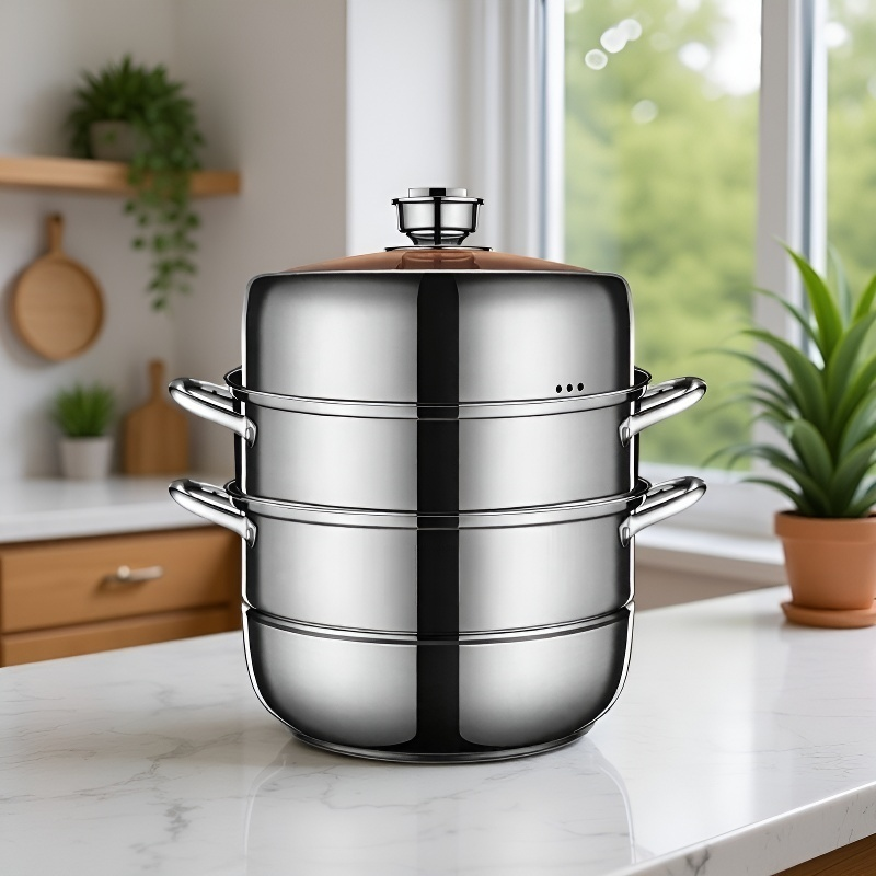 304 스테인리스 스틸 타임드 스티머