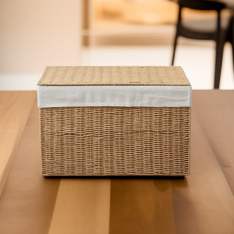 Woven Grass Storage Box