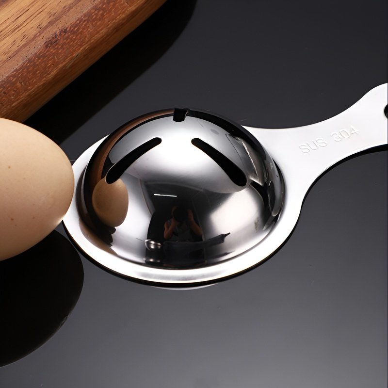 Séparateur de blanc d'œuf en acier inoxydable