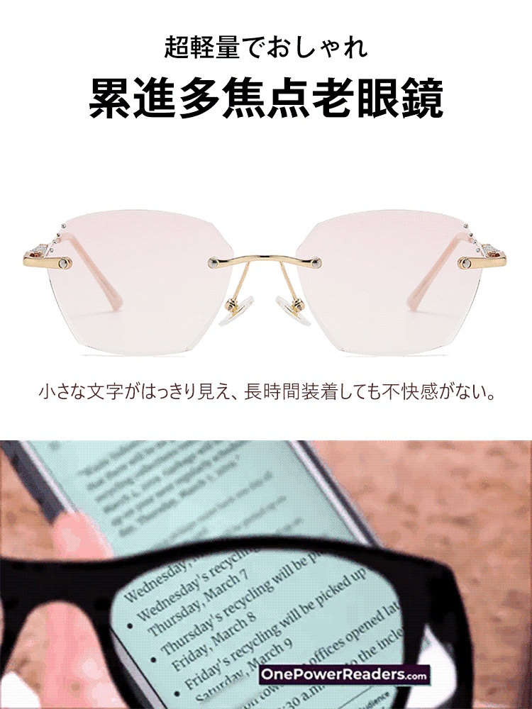累進多焦点老眼鏡