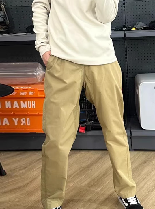 高機能三角デザイン作業パンツ 素材アップ