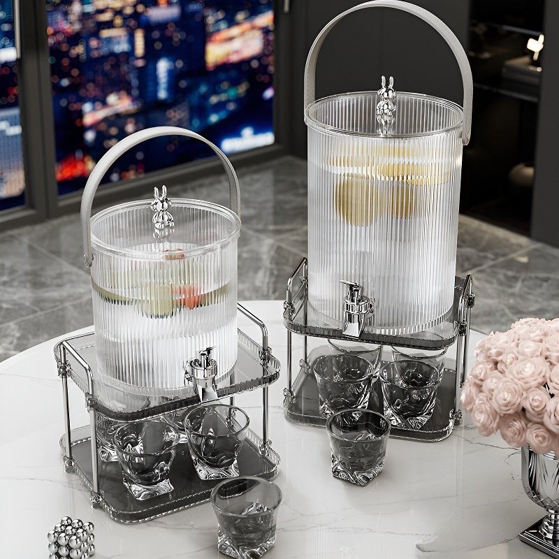 大容量冷水壺帶龍頭家用飲料桶