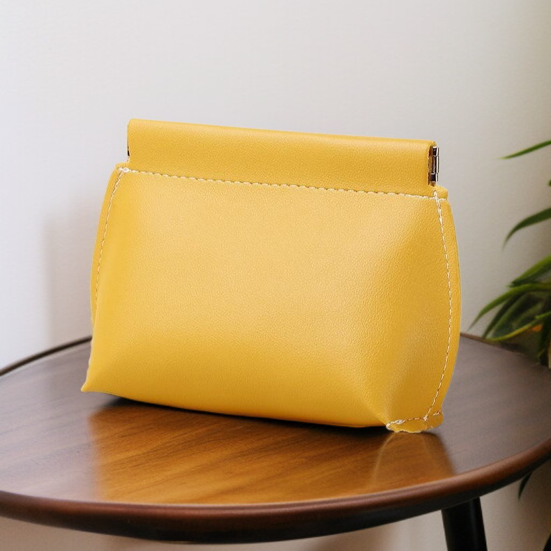 迷你便攜自動閉合口紅耳機收納包