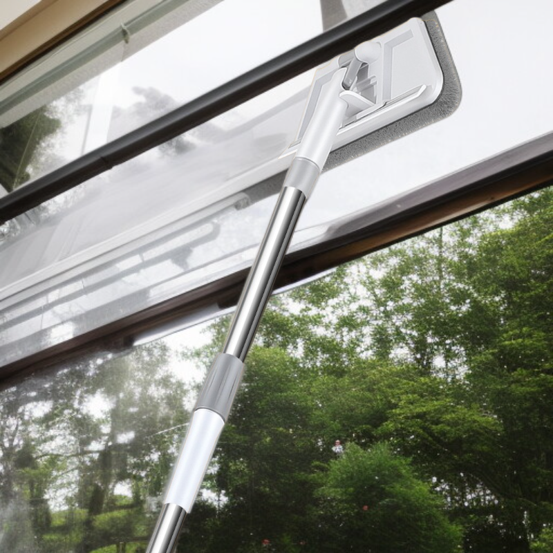 家庭用高層折りたたみ多機能三角モップ 伸縮調節可能なクリーン天井 窓拭きに最適