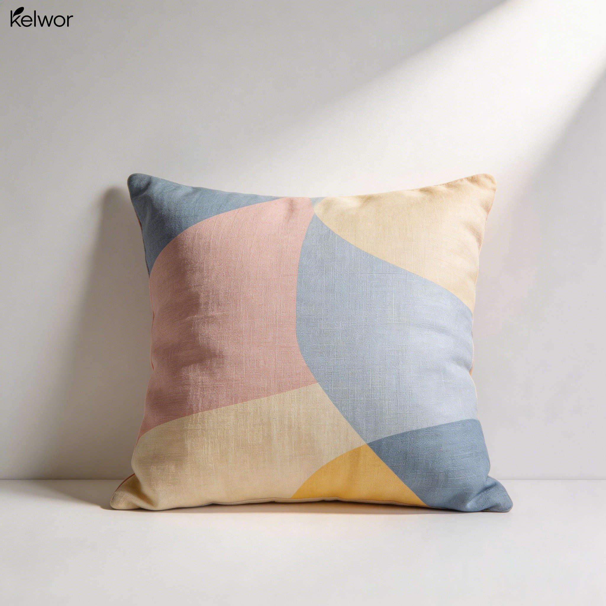 Poduszka dekoracyjna z nadrukiem w stylu nordyckim