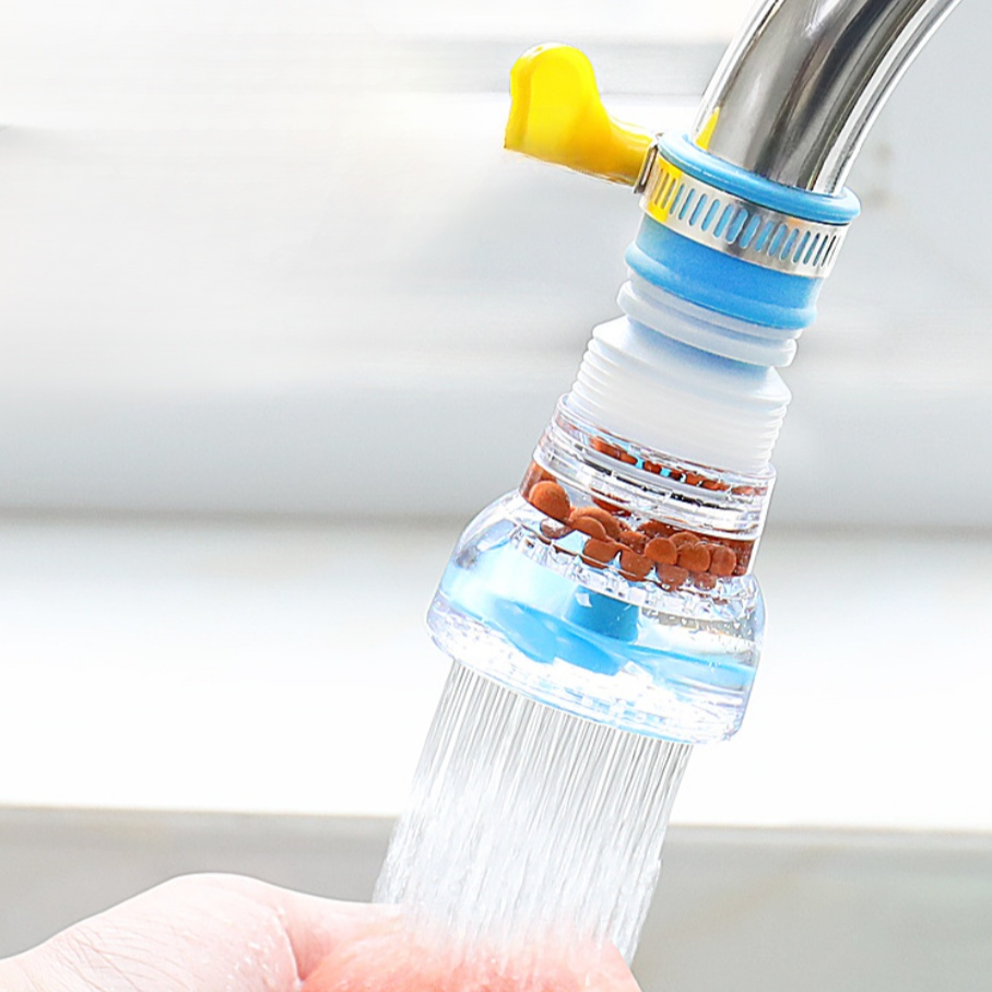 Adjustable Household Kitchen Faucet Splash-Proof Filter