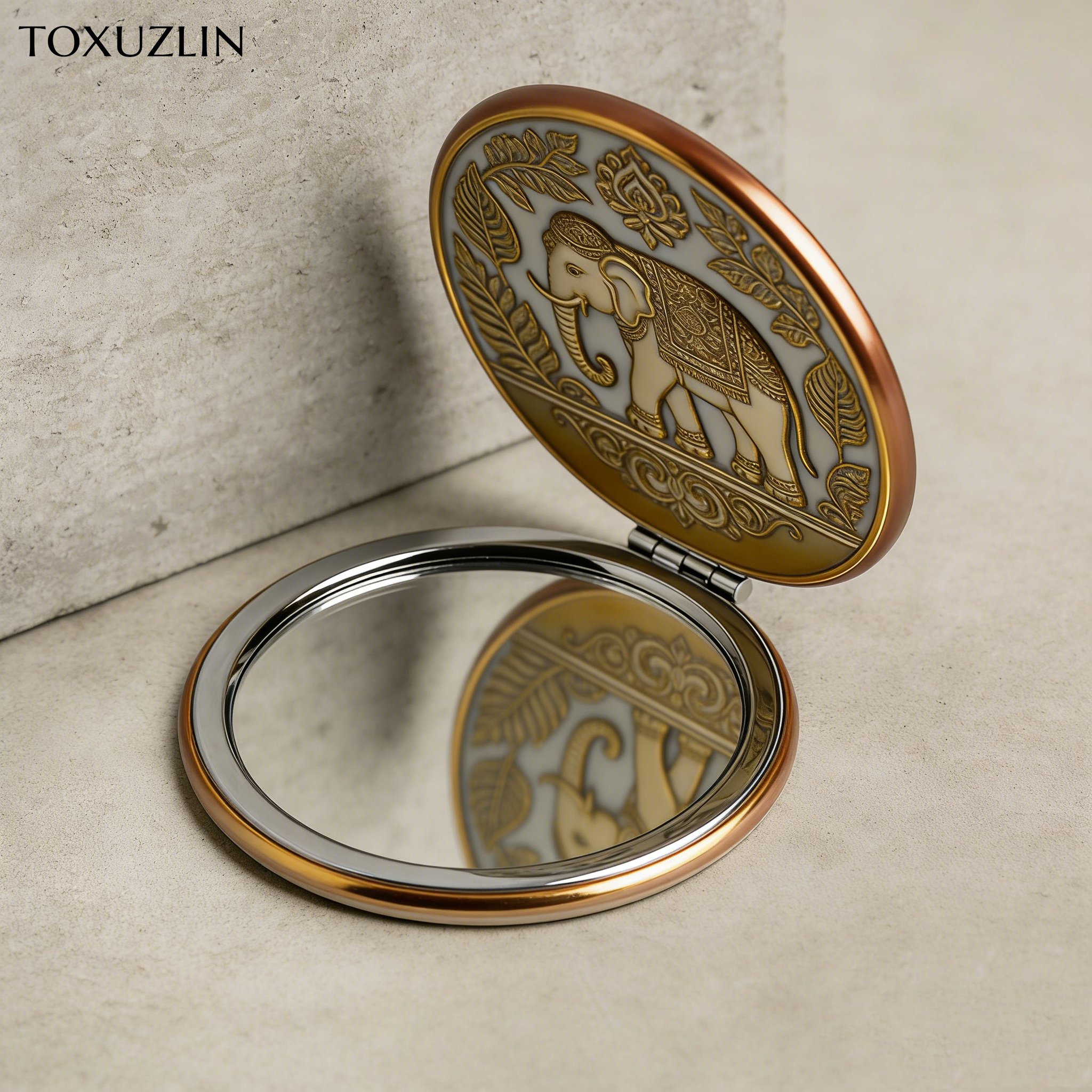 กระจกแต่งหน้าพกพาสะดวกสำหรับเดินทาง