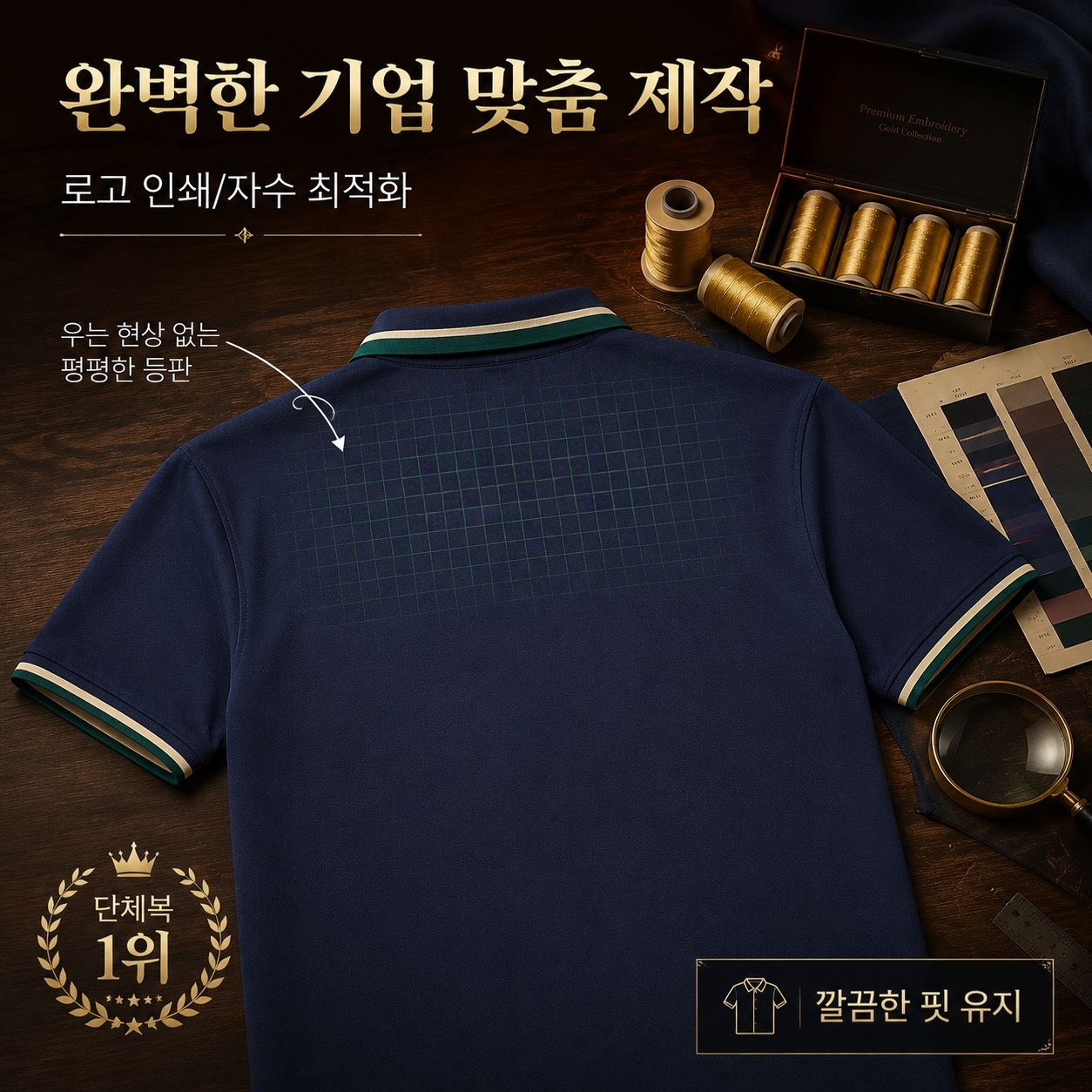 카라 아이스 실크 폴로셔츠