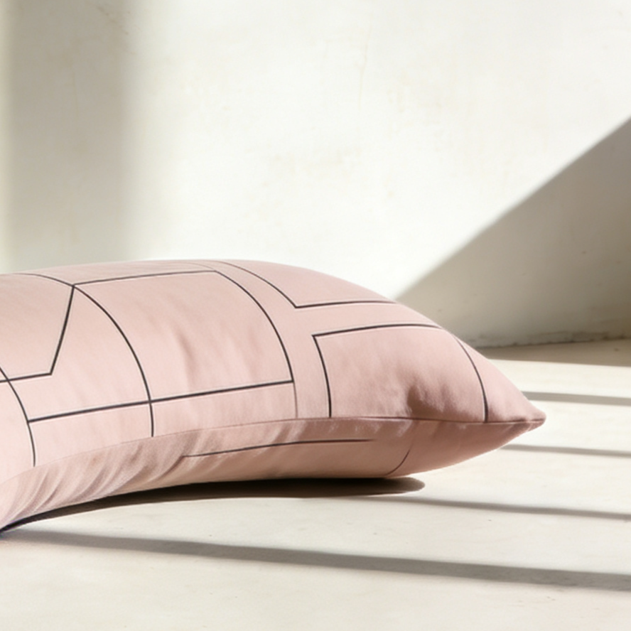 Almohadas rosadas y suaves (paquete de 2)