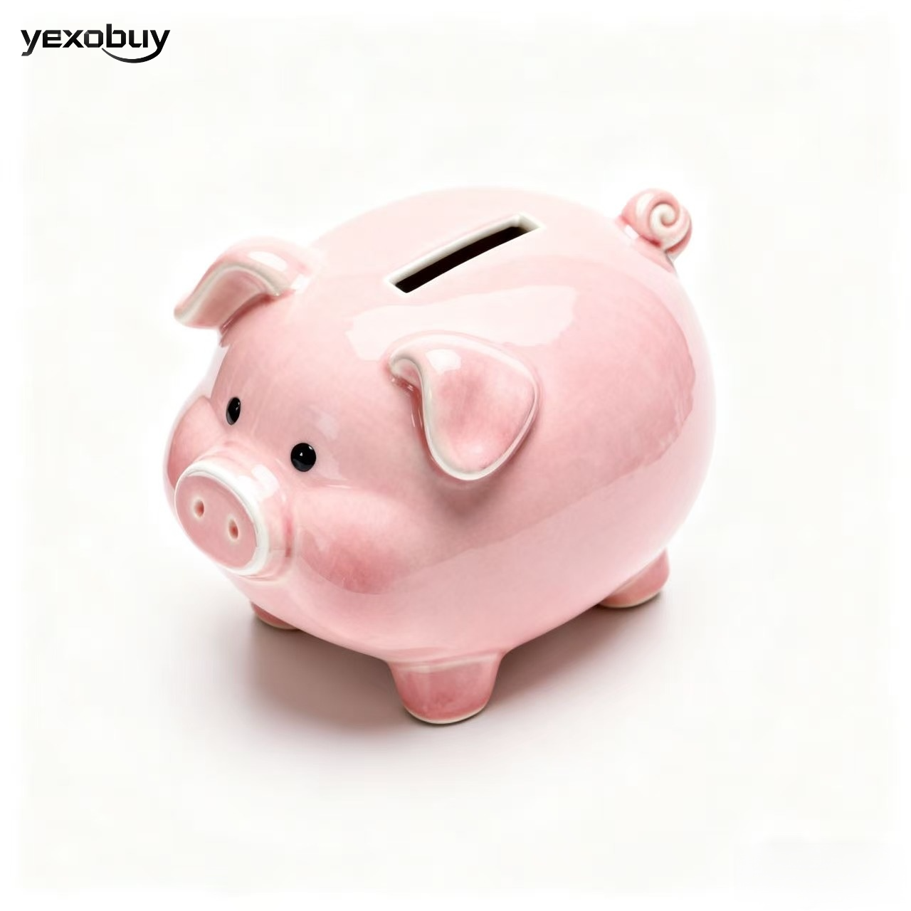 도자기 돼지 모양 저금통 (6개)