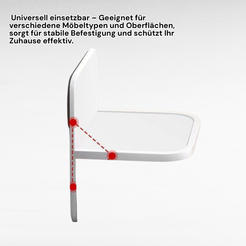 Möbel-Kippschutz ohne Bohren für Wand- und Schuhschränke