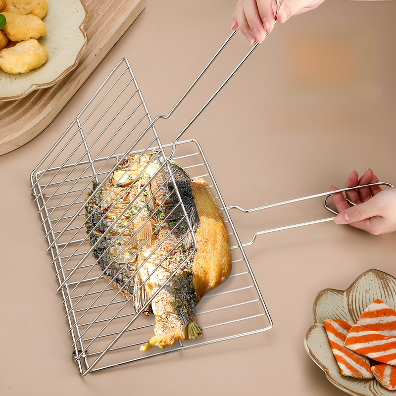 ตะแกรงย่างบาร์บีคิวกลางแจ้ง