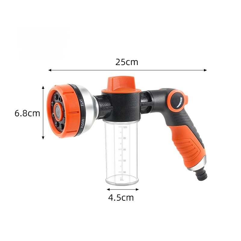 High-pressure water gun for watering flowers