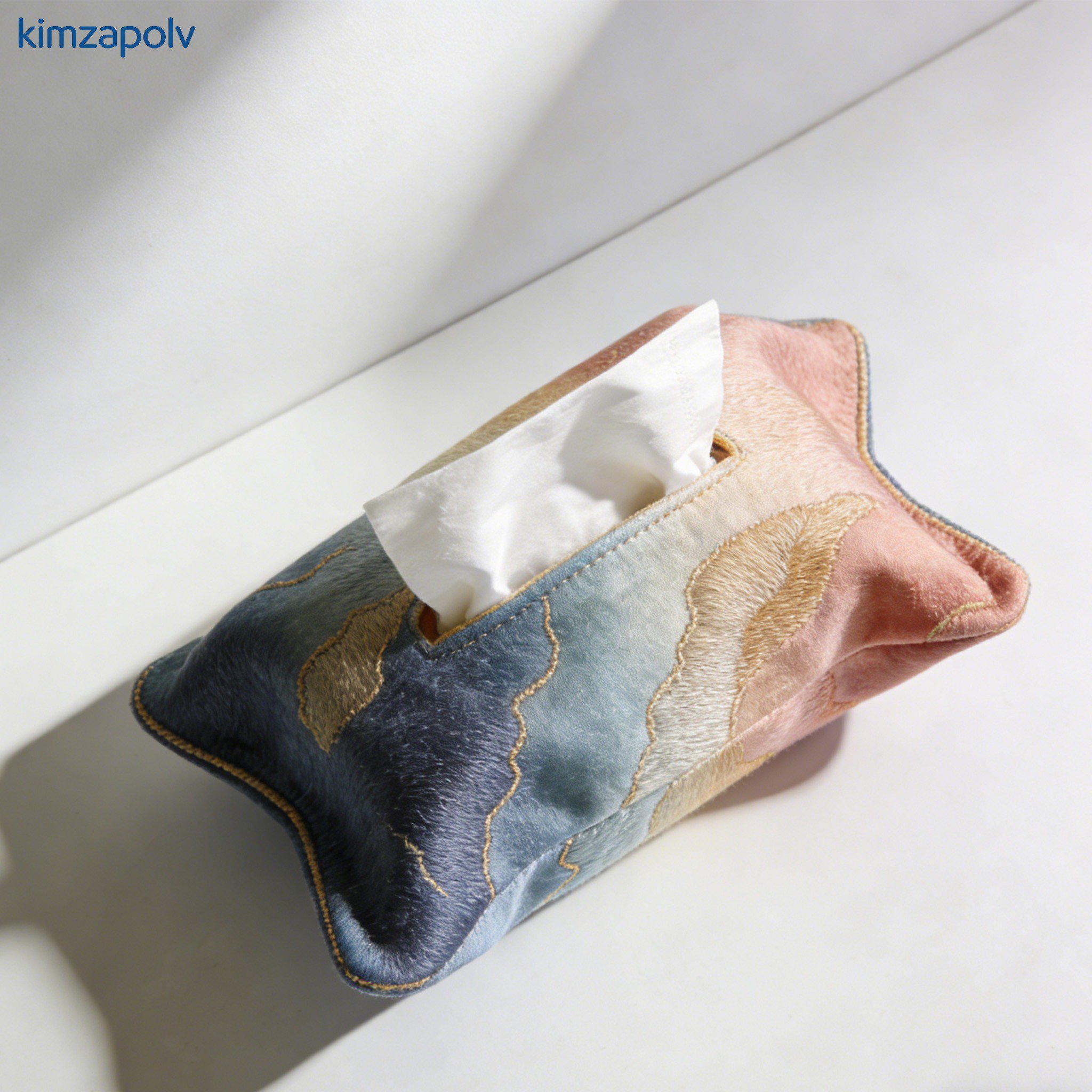 刺繡布面紙巾套（5個）