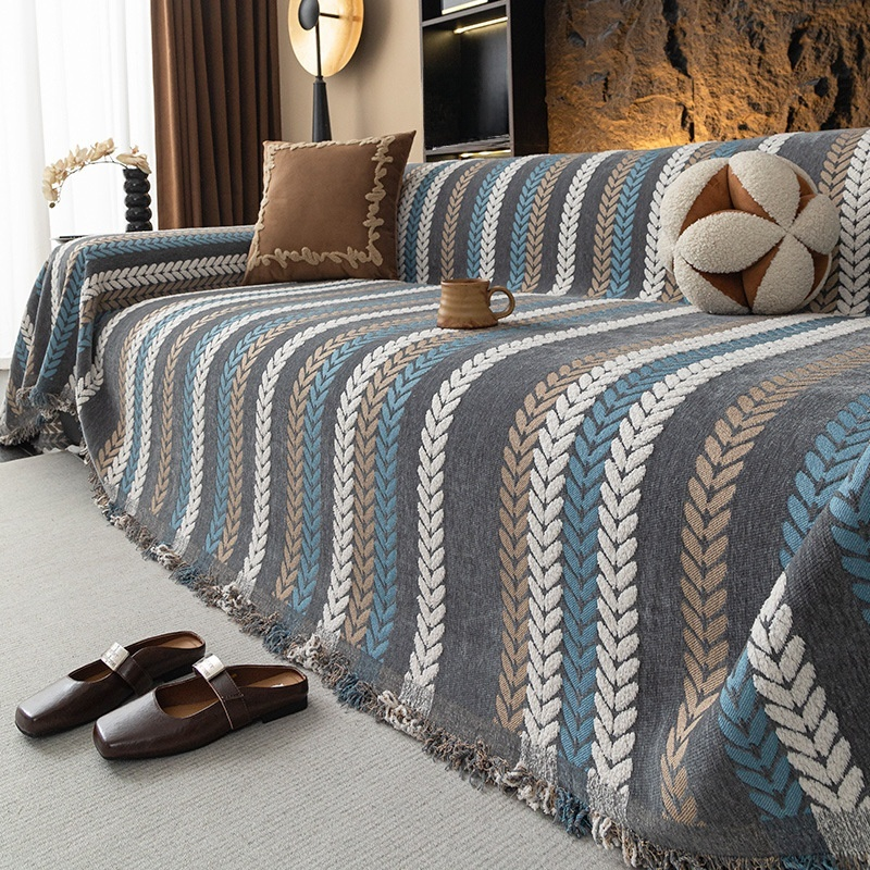 Vintage Style Colorful Sofa Slipcover