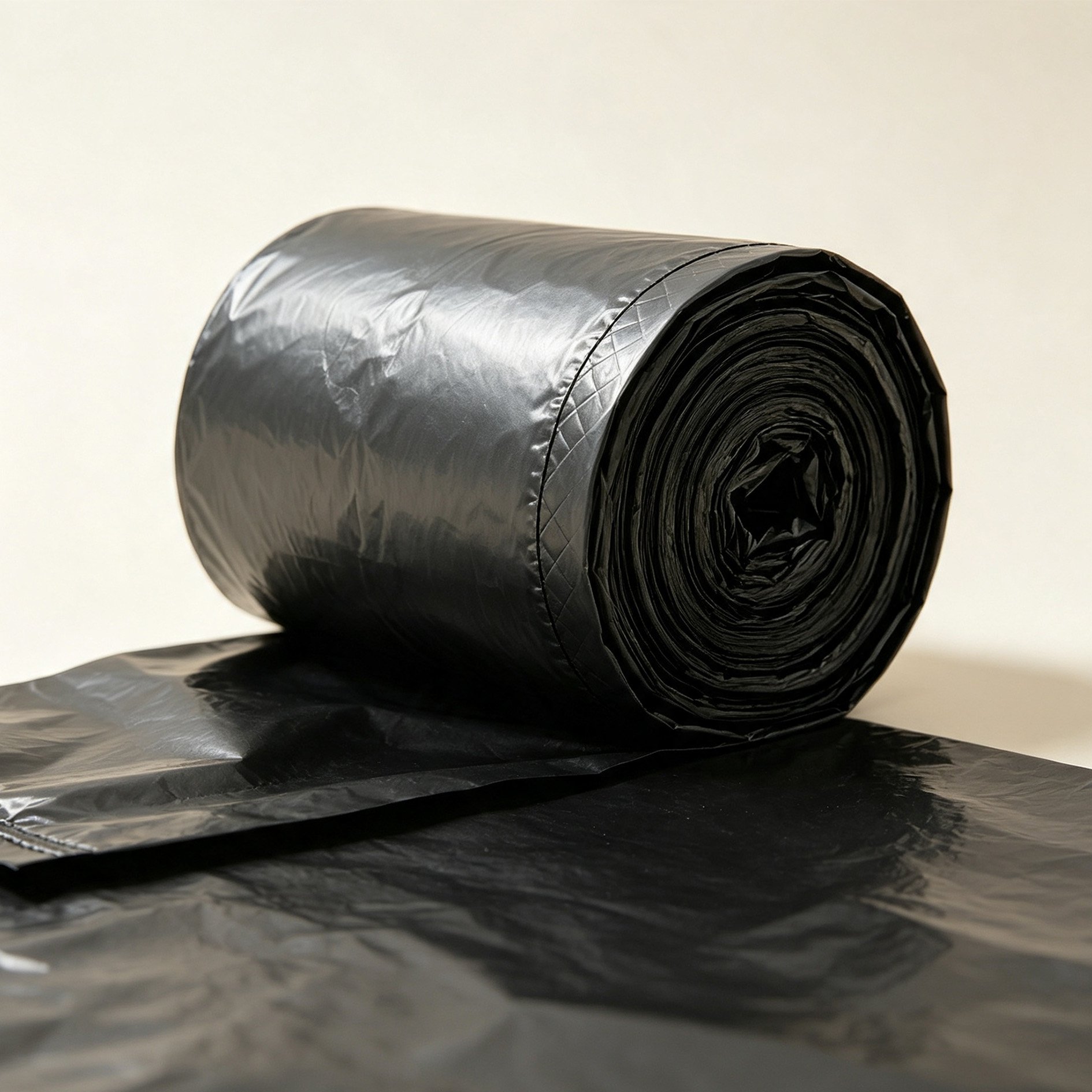 Thickened perforated garbage bags